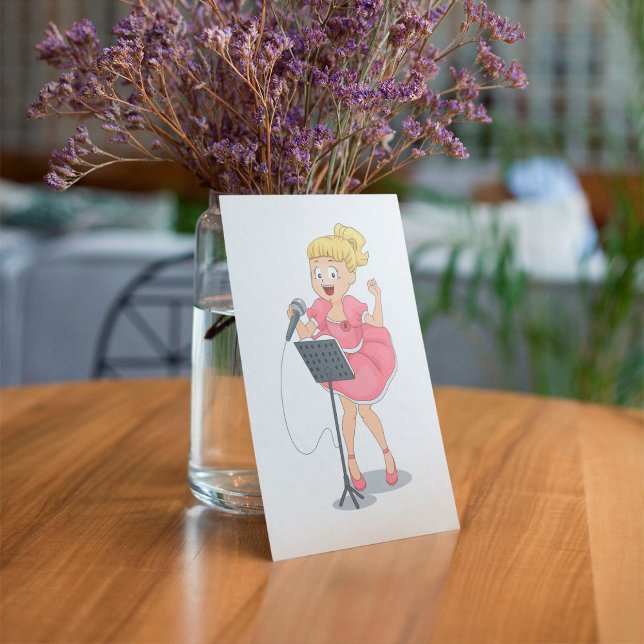 Convites Cantando Garota (Criador carregado)