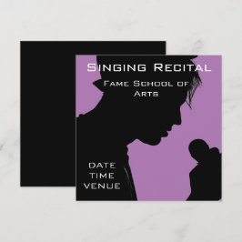 Convites Cantando o recital de desempenho retrovocal