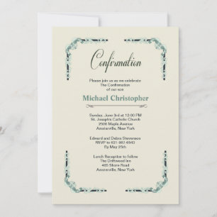 Convites Cantos do europeu da confirmação