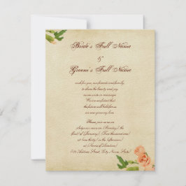 Convites Cantos dos Cravos Cor-de-Água Rosa