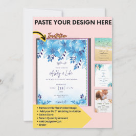 Convites Canva Wedding Invitation & Save the Dates Modelo