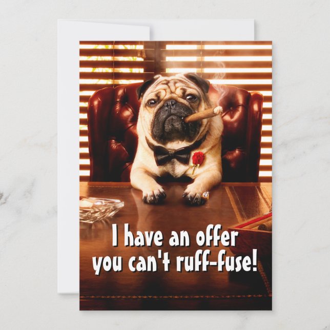 Convites Cão de lagosta (Frente)