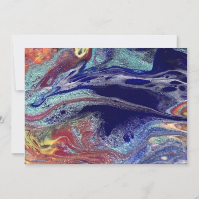 Convites Caos roxo (Frente)