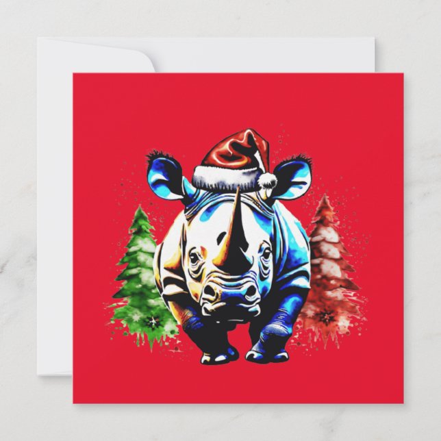 Convites Cãozinho bonitinho de Natal (Frente)