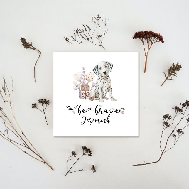 Convites Cãozinho Dalmaciano, bonitão, com citação de Rattl (Criador carregado)