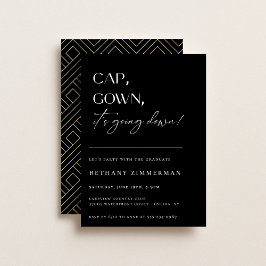 Convites Cap Gown É a Hora da Festa de Graduação