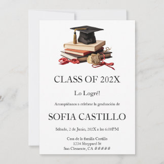 Convites cap graduation invite