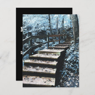 Convites capa-de-noite de escadas