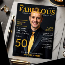 Capa de Revista de Aniversário de 50 anos ao Estil