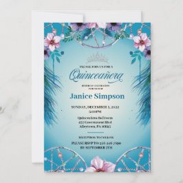 Convites Capa de Sonhos de Quinceañera