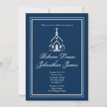 Capela Romântica Casamento Igreja Azul Marinho Bra