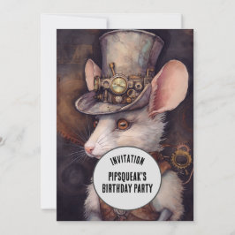 Convites Capitão do Rato de Vapor