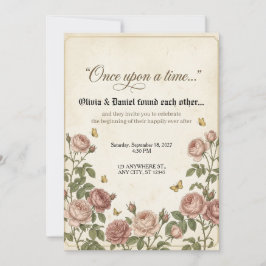 Convites Capítulo da Página do Casamento do Conto de Fadas