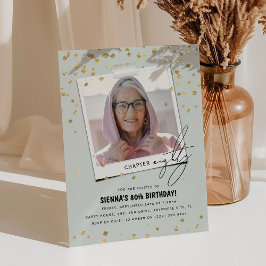 Convites Capítulo Oitavo Diversão do 80 de Foto Moderno Ani