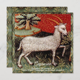 Convites Capricórnio - Festa de aniversário de Sinal Zodiac