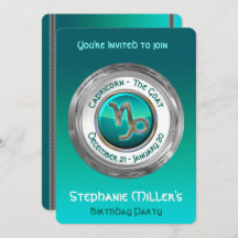 Capricórnio - Sinal de Cabra Zodiac