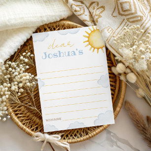 Convites Cápsula do Tempo Carta Little Sunshine