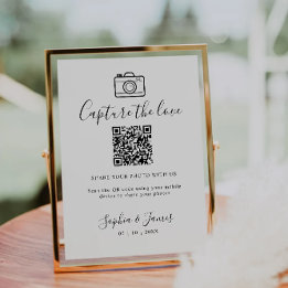 Convites Capturar o Sinal de Casamento do Código QR do Comp