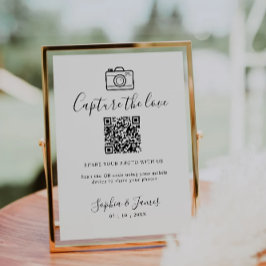 Convites Capturar o Sinal de Casamento do Código QR do Comp