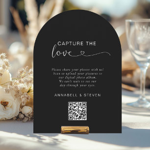 Convites Capture o amor! Foto, Código Coração-QR, Casamento