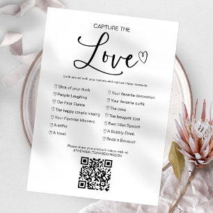Convites Capture O Jogo de Casamento Eu Espio Com QR