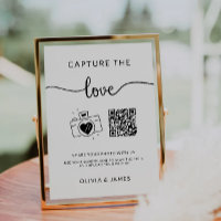 Capture o Sinal de Foto de Casamento do Código QR