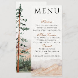 Convites Cardápio de Mountain View