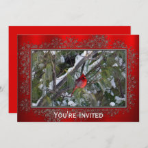 Cardeal Snow Pine Tree Natal