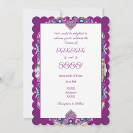 Convites Cardinal Red Rosace