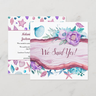 Convites Caribe de praia - Recepção de casamento