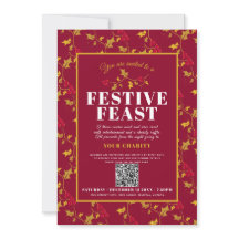 Caridade Banquete de ouro festivo janto de Natal v