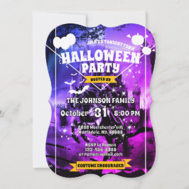 Convites Carimbo do Castelo Noturno