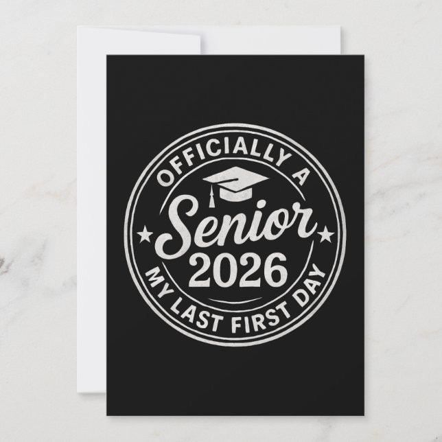 Convites Carimbo do Primeiro Dia de Sênior 2026 (Frente)