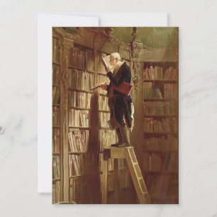 Convites Carl Spitzweg - O Bookworm