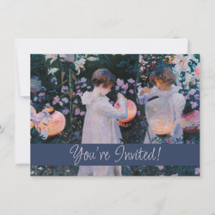 Convites Carnação Lily Lily Rosa John Singer Sarger Art