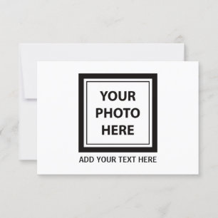 Convites Carregar Foto de Imagem e Adicionar Texto - Person