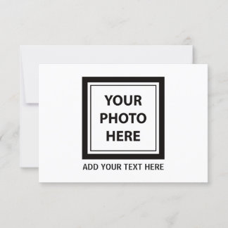 Convites Carregar Foto de Imagem e Adicionar Texto - Person