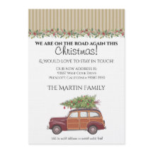 Carrinho de Estação Natalino Retrô