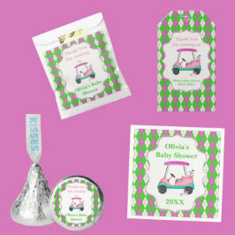 Convites Carrinho De Golfe Elegante Pronto Para Chá de fral