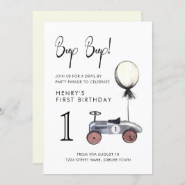 Convites Carro 1rua distante socialmente do Parado de Anive