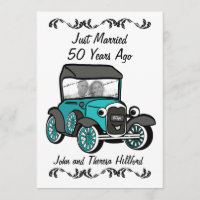 Carro Antigo de Aniversário de 50 Anos
