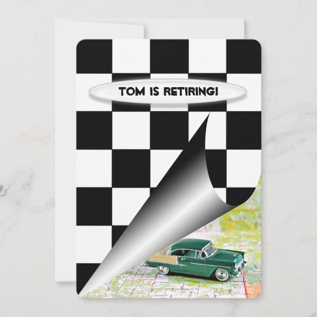 Convites Carro Antigo de Reforma (Frente)