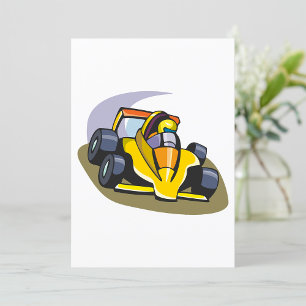 Convites Carro Corrente Fórmula 5