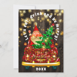 Convites Carro Dourado Feliz Natal Brunei Papais noeis Jant
