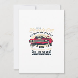 Convites Carro Muscular