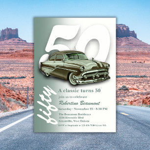 Convites Carro Verde Clássico Completa 50 Anos