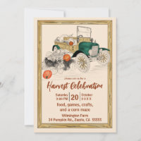Carro vintage Pumpkin Harvest