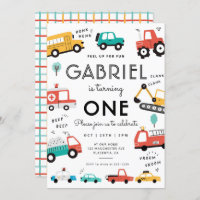 Carros e Caminhões - festa de aniversário de trans