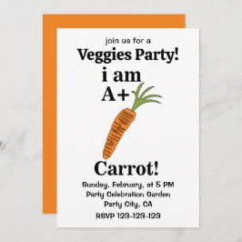 Convites Carrot, eu sou um Carrot Engraçado