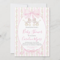 Carruagem de Bebê Coqueteira Floral Pink Preppy